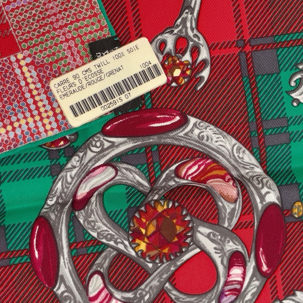 NWT Hermes Scarf "Fleurs d’Écosse" 1 - Picture 4 of 10